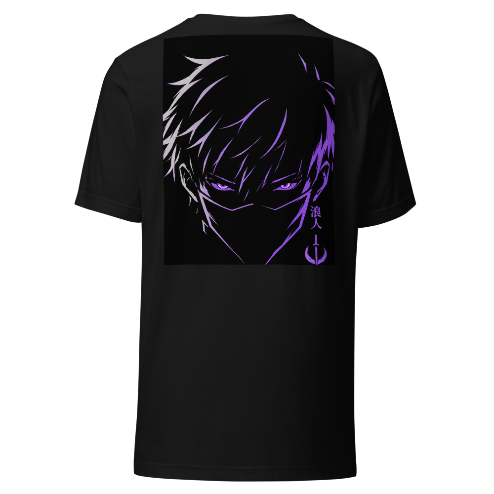 Neon Ronin — Cyber Samurai Anime T-Shirt thumbnail 4
