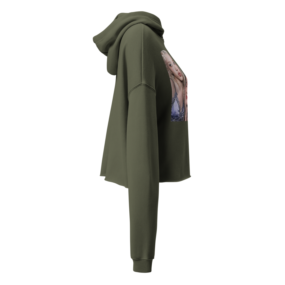 Blackpink K-Pop Graphic Cropped Hoodie thumbnail 3