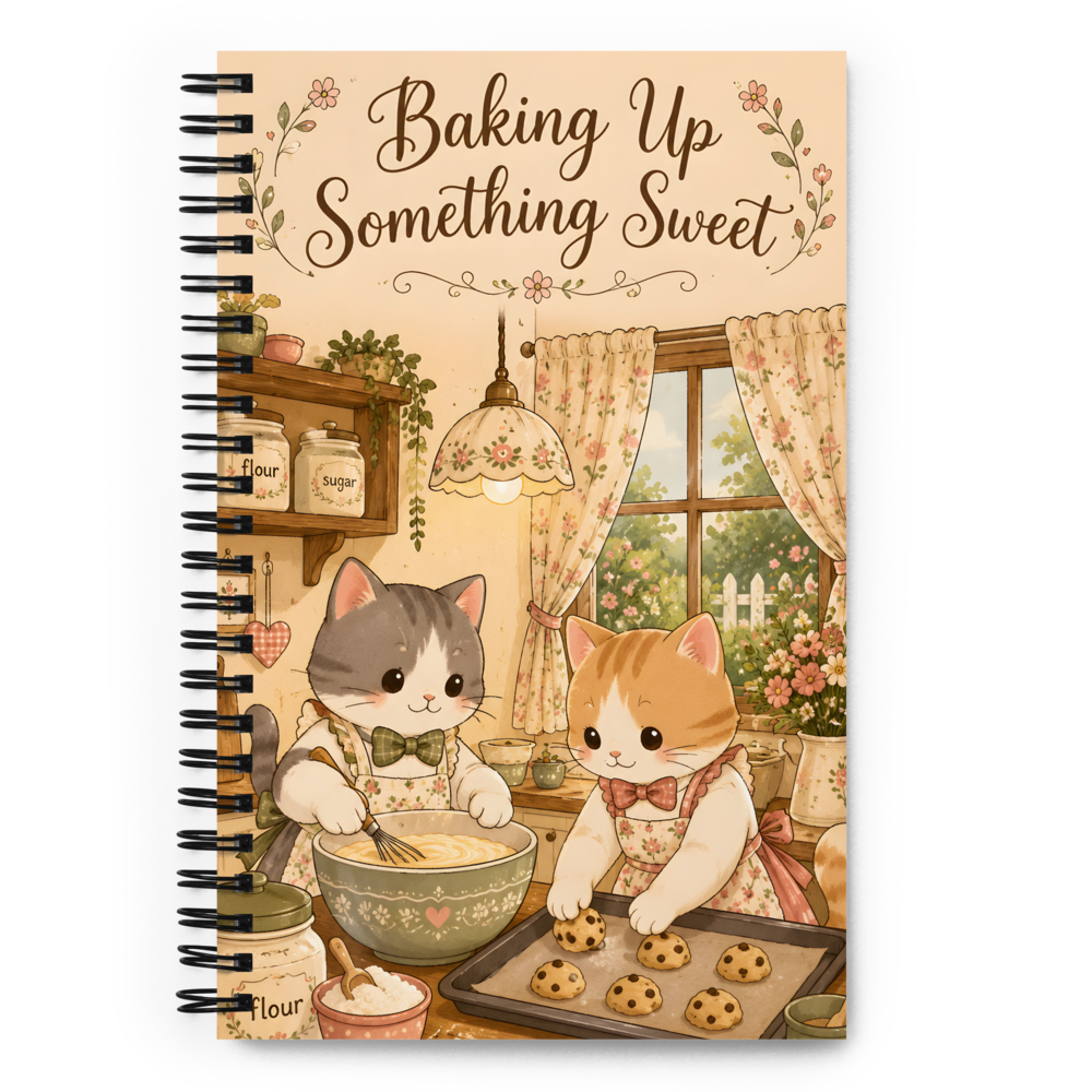 Cozy Baking Cats Notebook