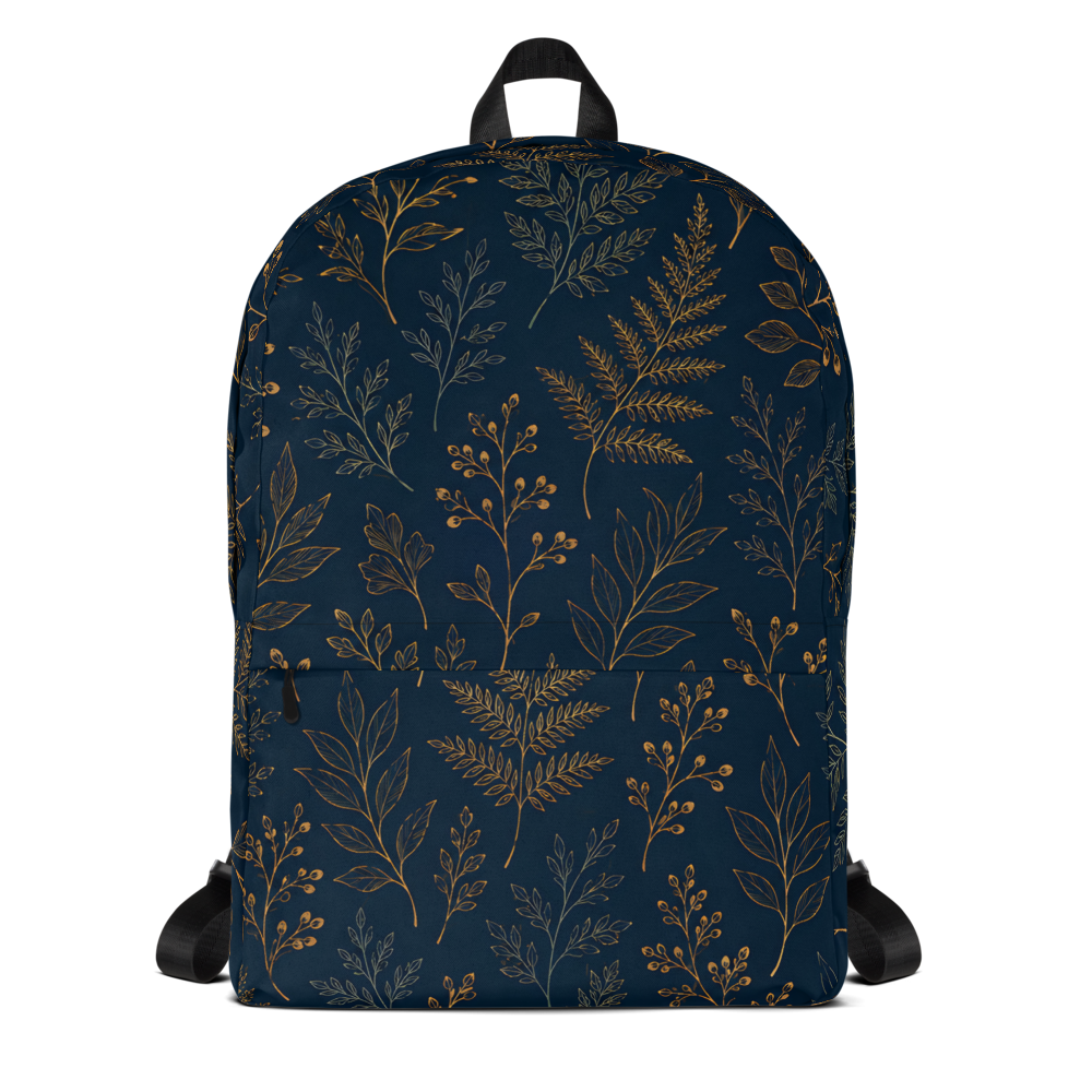 Moody Botanical All-Over Print Backpack