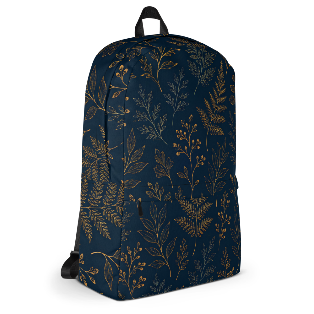 Moody Botanical All-Over Print Backpack thumbnail 3