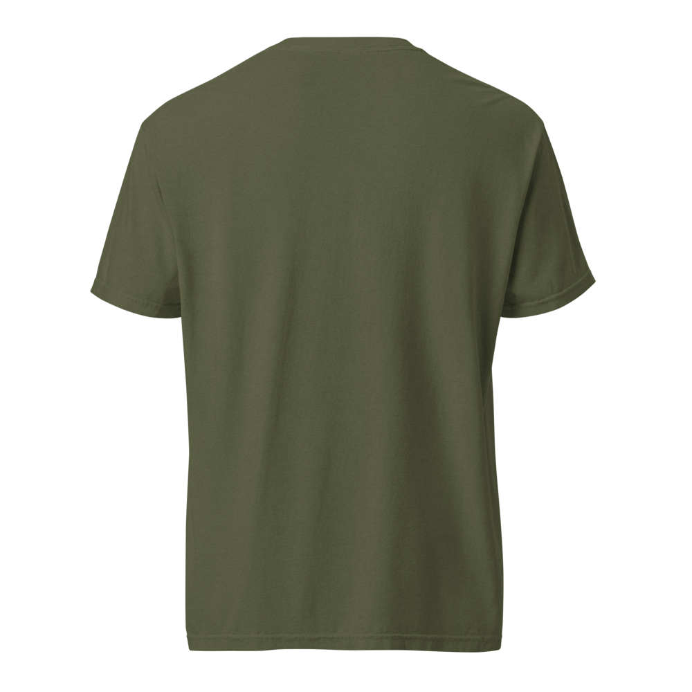 Barbed Wire Grunge Graphic Olive T-shirt thumbnail 2
