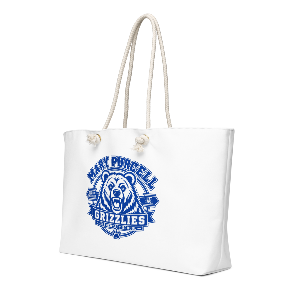 Weekender Tote Bag with Grizzly Design thumbnail 2