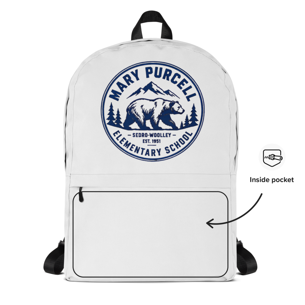 Backpack with Blue Mountains Design thumbnail 2