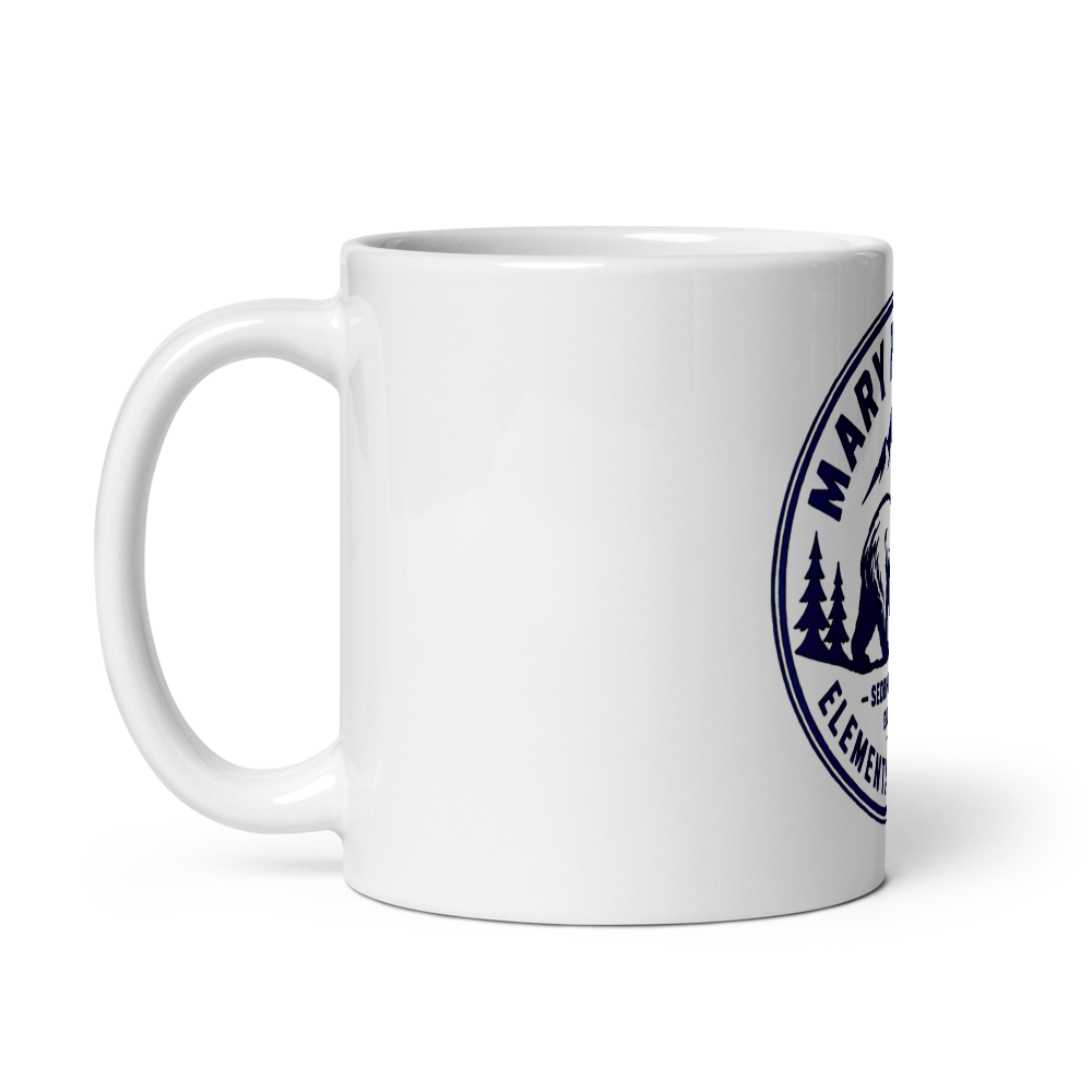 Ceramic Mug with Blue Mountains Design thumbnail 3