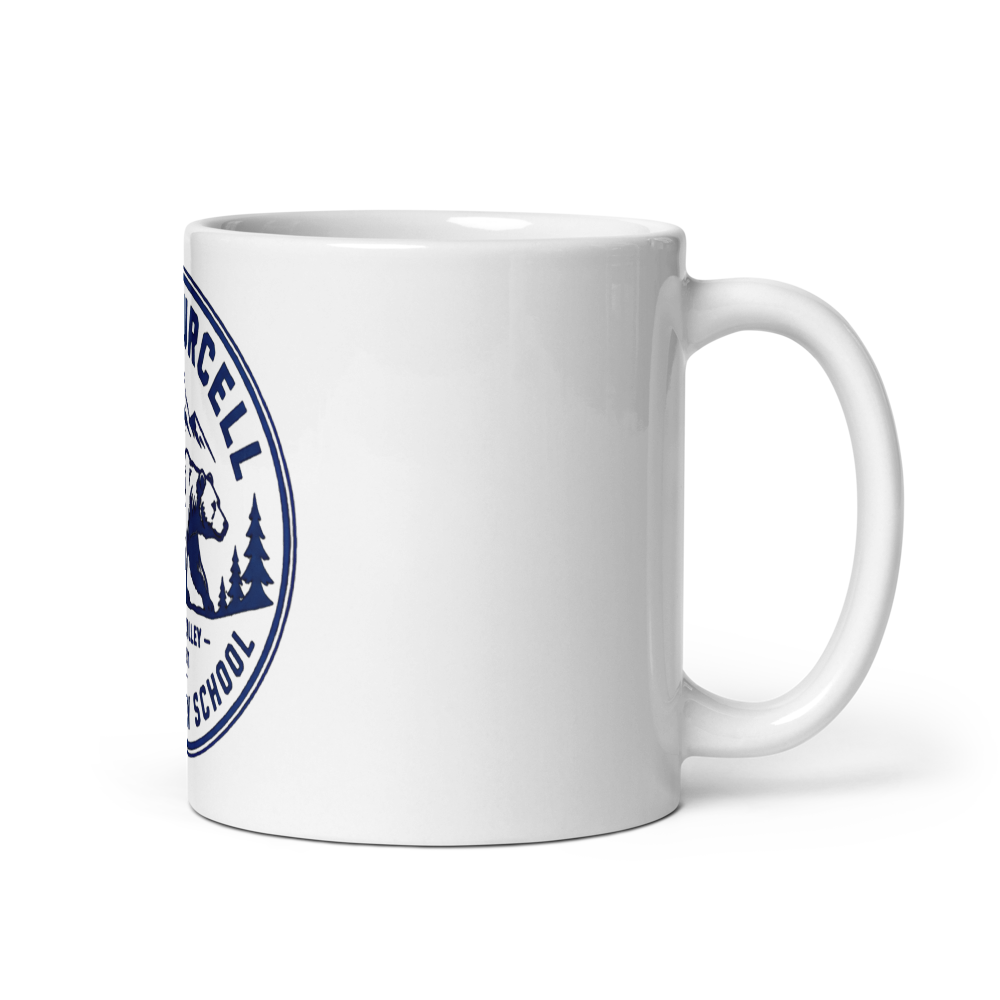 Ceramic Mug with Blue Mountains Design thumbnail 2