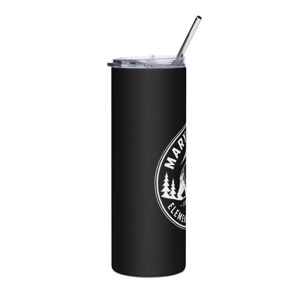 Steel Tumbler with White Mountains Design thumbnail 4