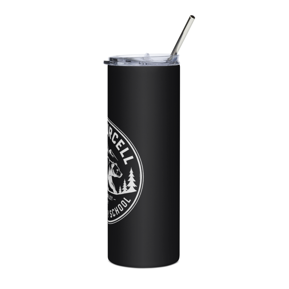 Steel Tumbler with White Mountains Design thumbnail 3