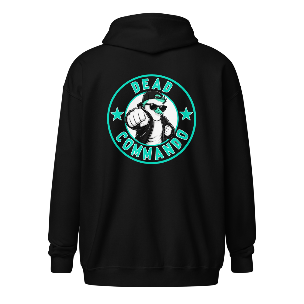 Front and Back Logo Zip Up Hoodie thumbnail 2