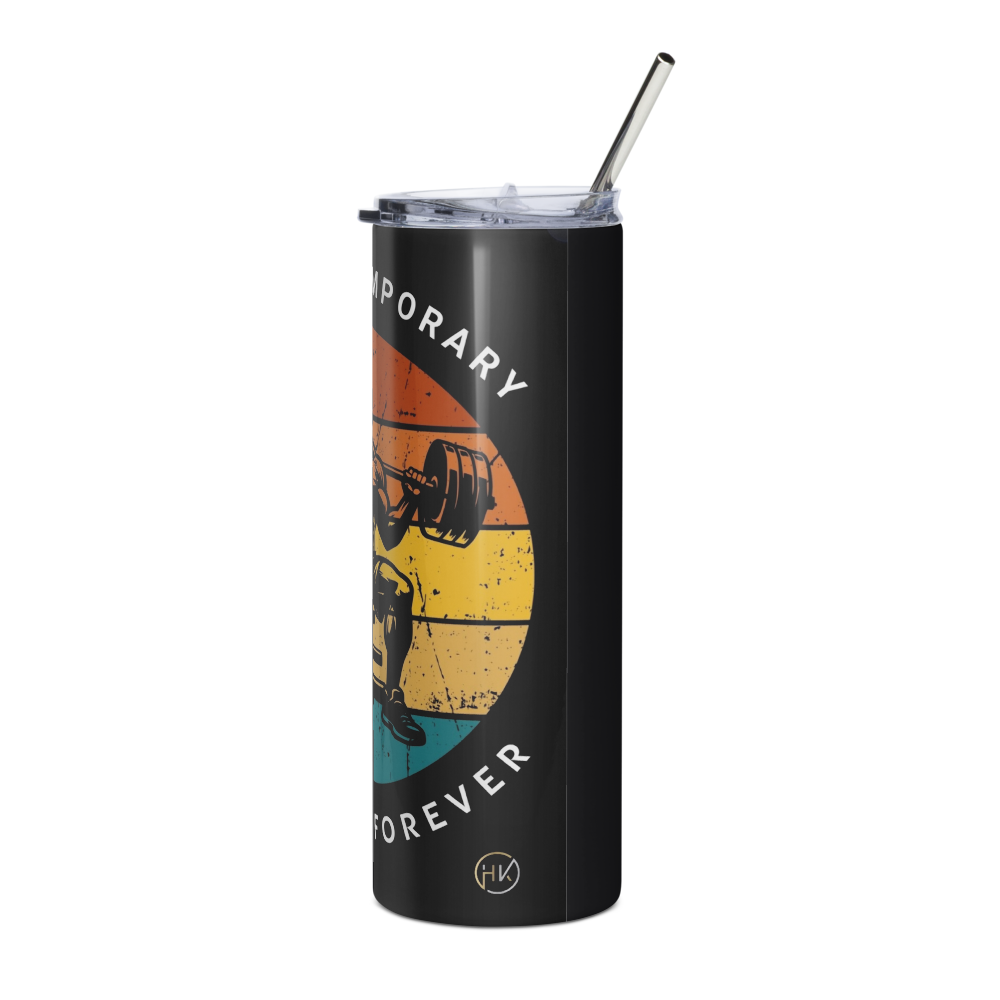 Gym lover stainless steel Tumbler thumbnail 3