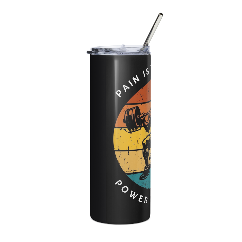 Gym lover stainless steel Tumbler thumbnail 4
