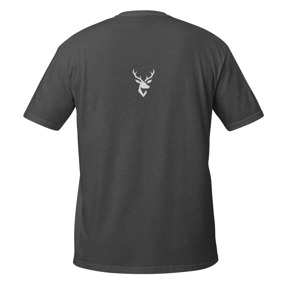 Alpha Print Dark Grey Sun Graphic Streetwear Tee thumbnail 2