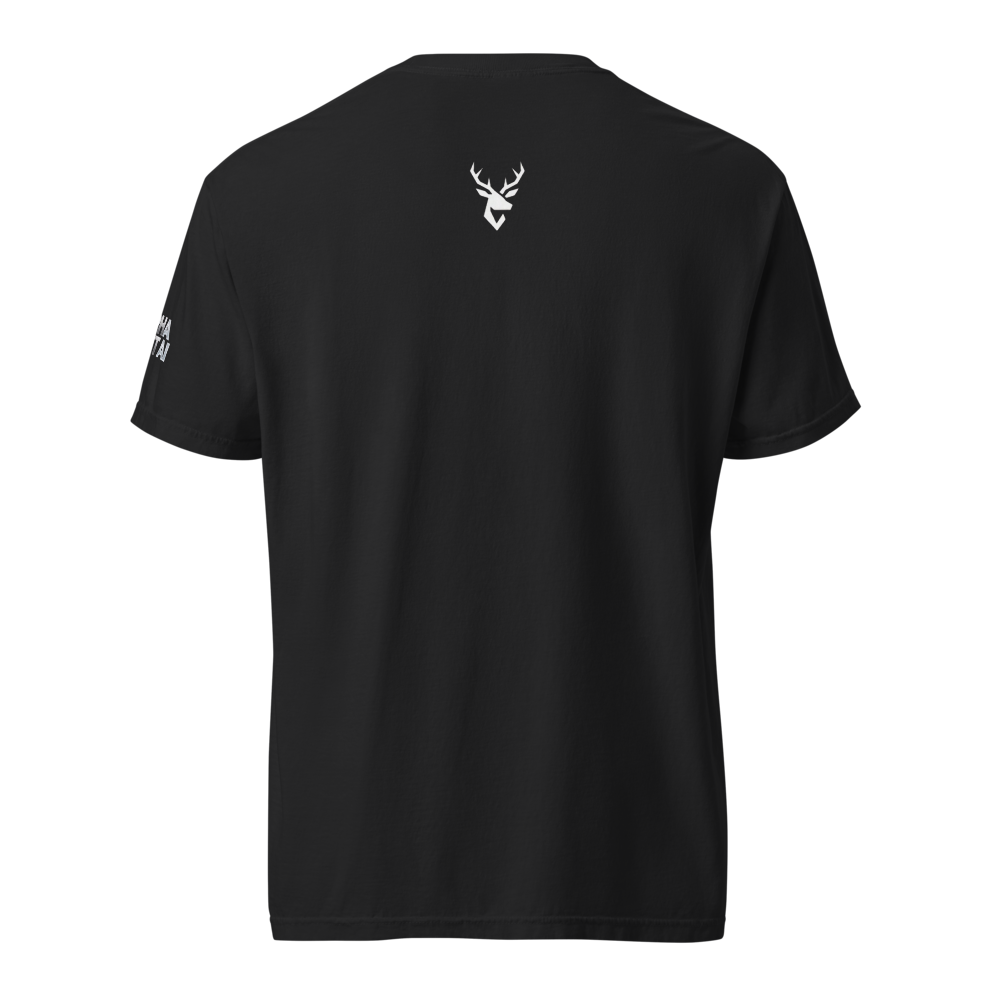 Alpha Print Black Sun Graphic Streetwear T-Shirt thumbnail 2