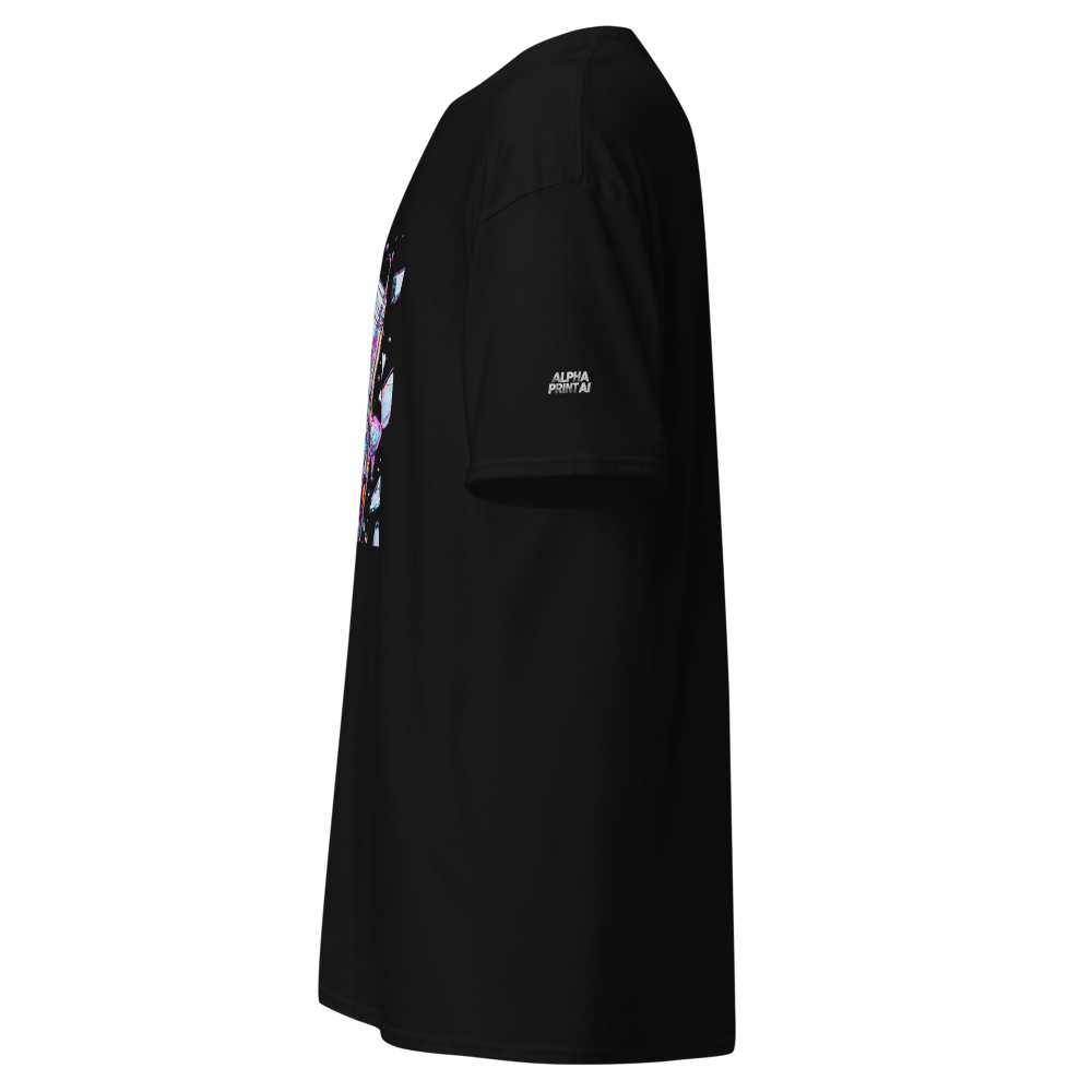 Alpha Print Shattered Neon Bottle Streetwear Tee thumbnail 3