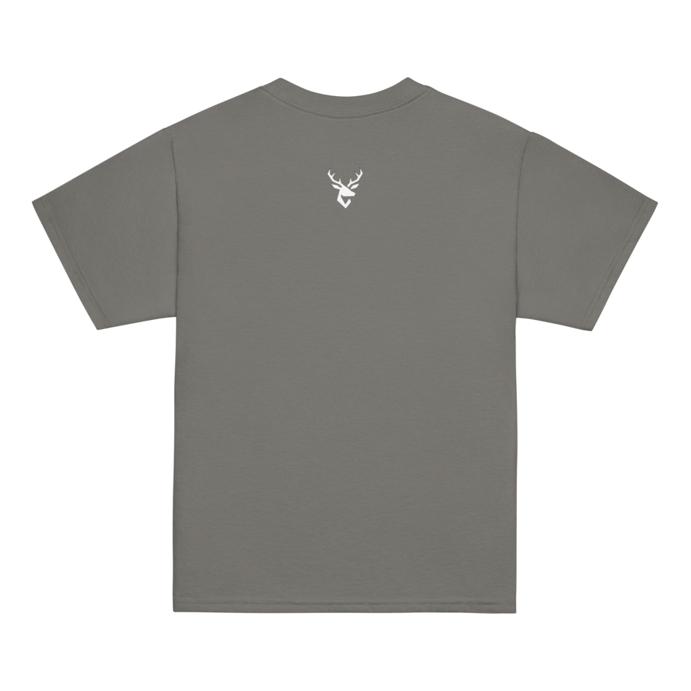 Alpha Print Grey Sword Graphic Streetwear T-Shirt thumbnail 2
