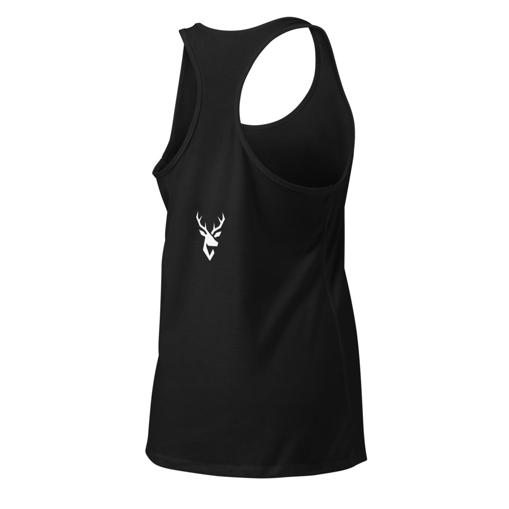 Alpha Print Women Cute Cat Graphic Racerback Tank thumbnail 4