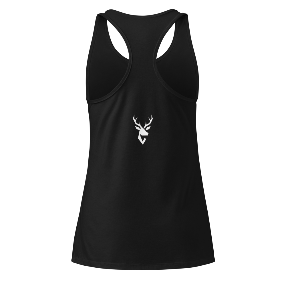 Alpha Print Women Cute Cat Graphic Racerback Tank thumbnail 2