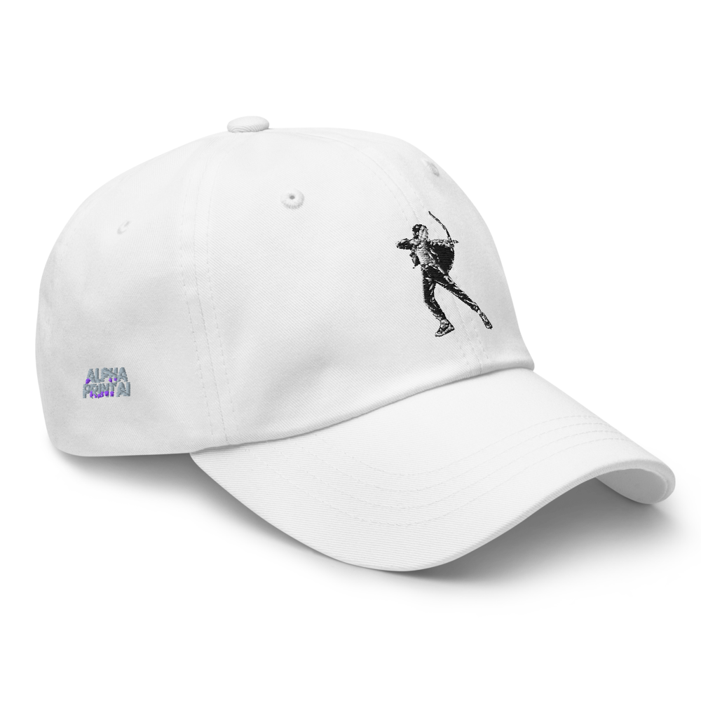 Alpha Print AI Warrior Archer Classic Dad Hat thumbnail 5