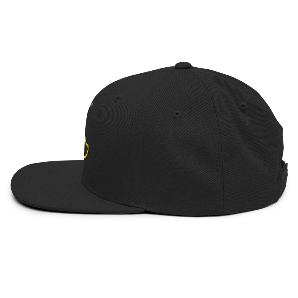 Alpha Print AI Cute Cat Coffee Snapback Cap thumbnail 5