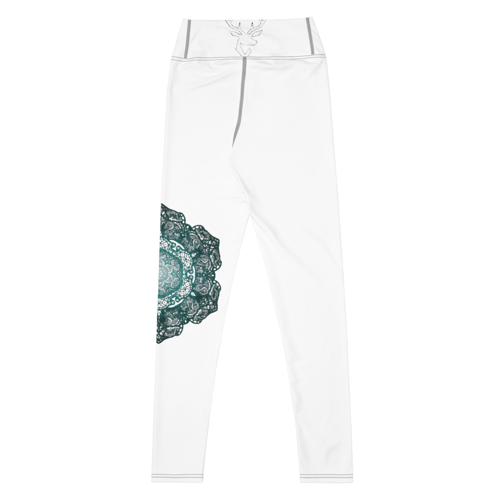 Alpha Print Mandala Graphic Women Yoga Leggings thumbnail 3