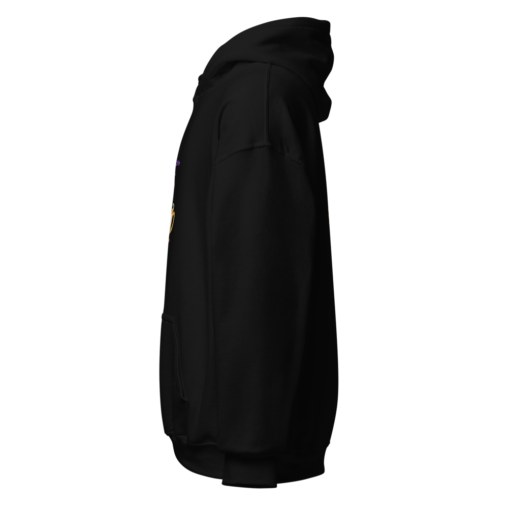 Alpha Print AI Cute Cat Coffee Cup Hoodie thumbnail 3