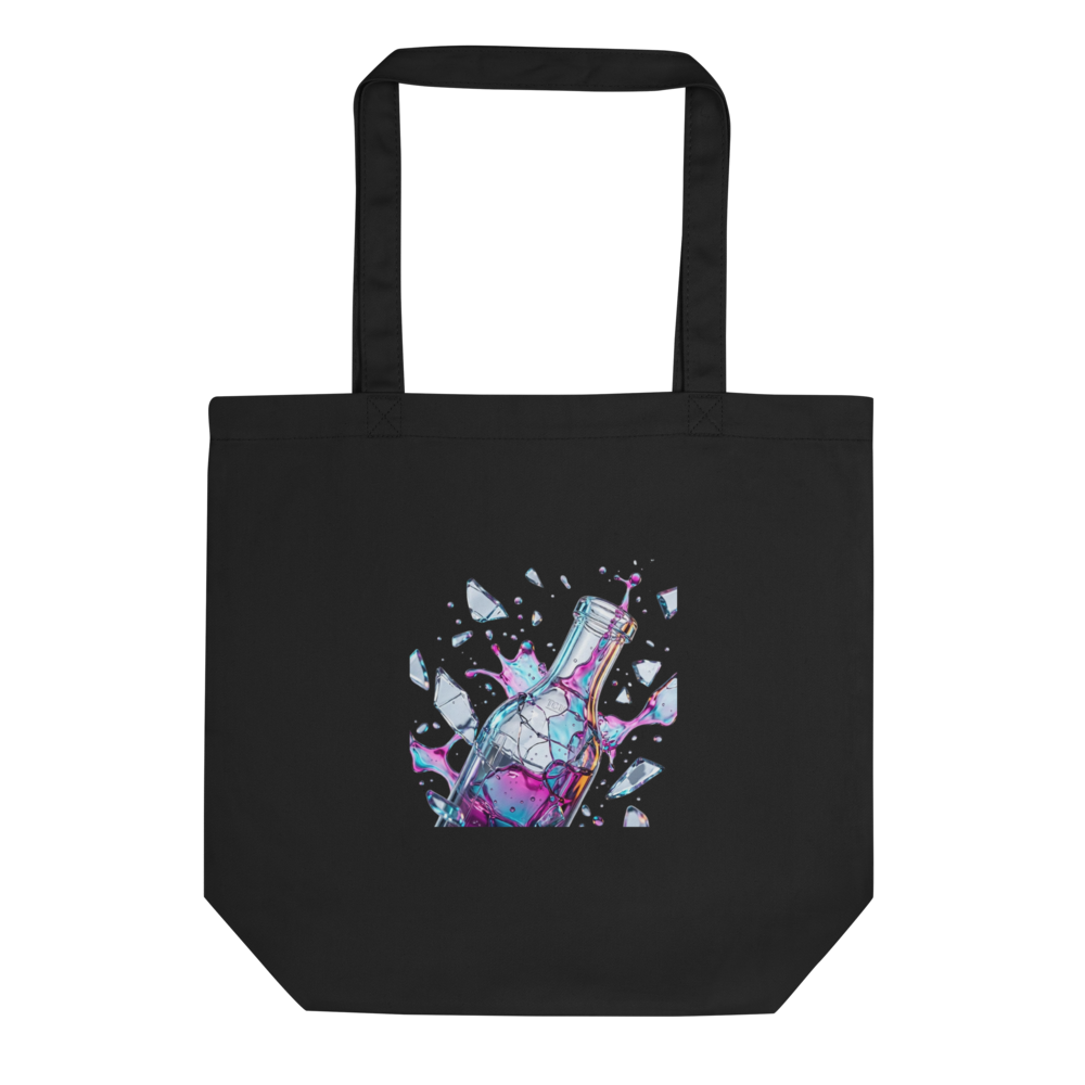 Alpha Print AI Shattered Glass Eco Tote Bag thumbnail 2