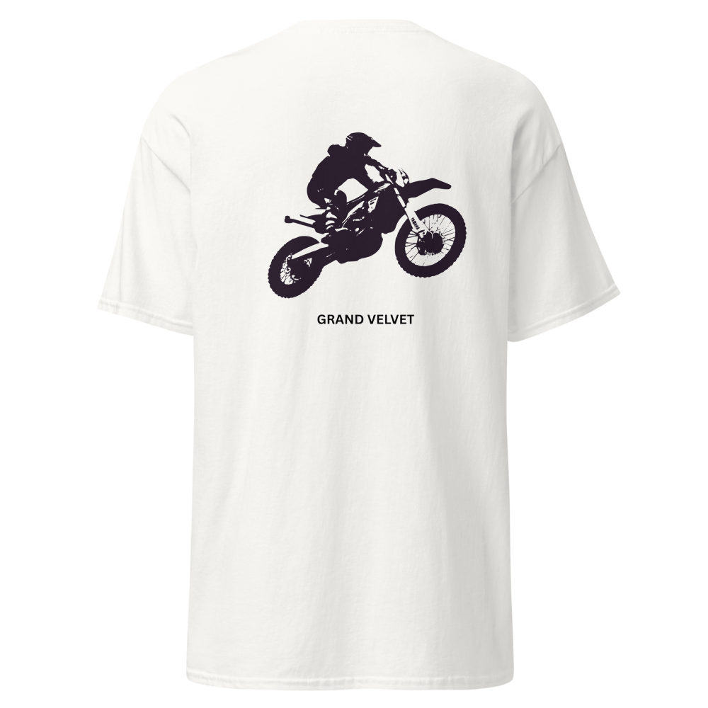 Black Horse Motorbike Stunt Classic T-Shirt thumbnail 4