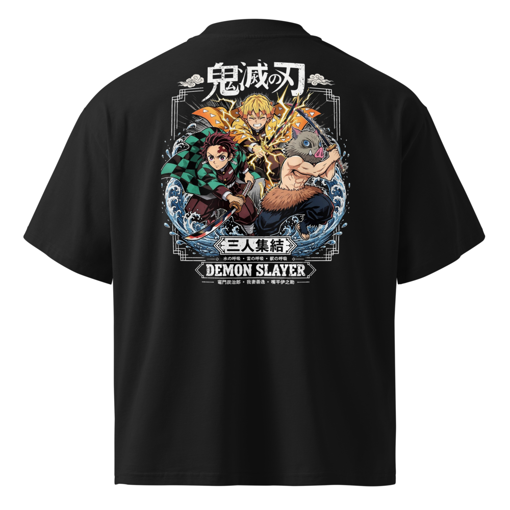 T-shirt for man Pack of-1 print demon slayer  thumbnail 4