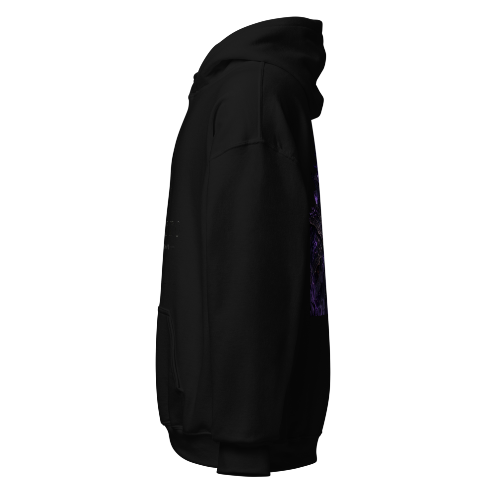 Black hoodie for man thumbnail 2