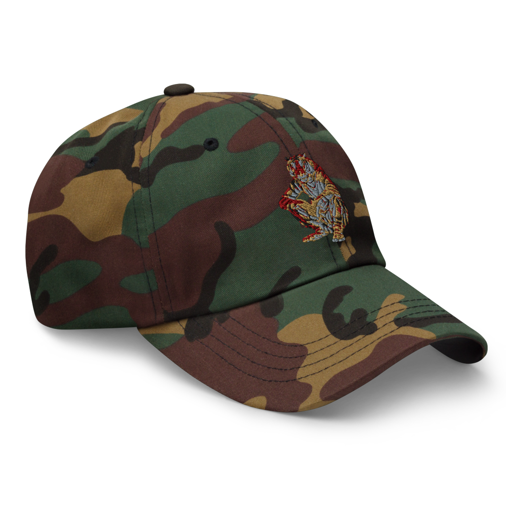 Sitting down tiger cap thumbnail 3