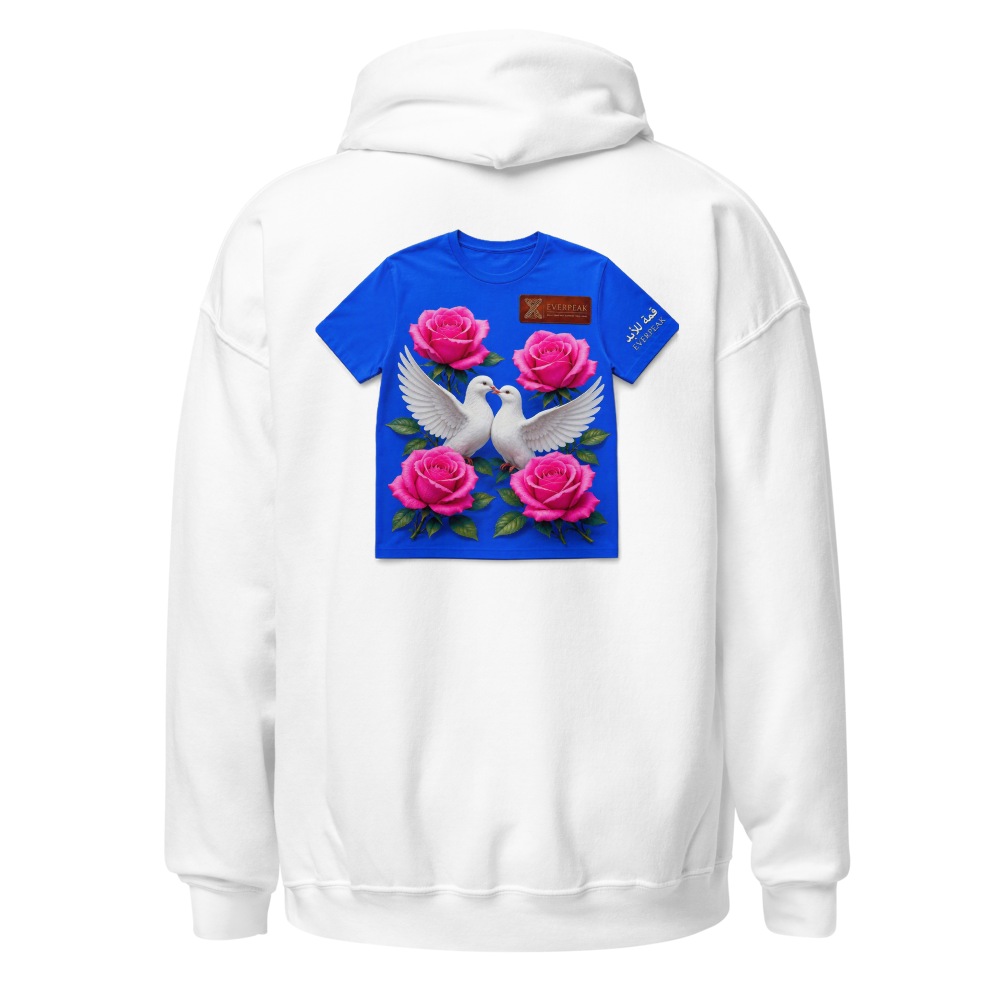 Smiling Rose and Doves T-Shirt thumbnail 4