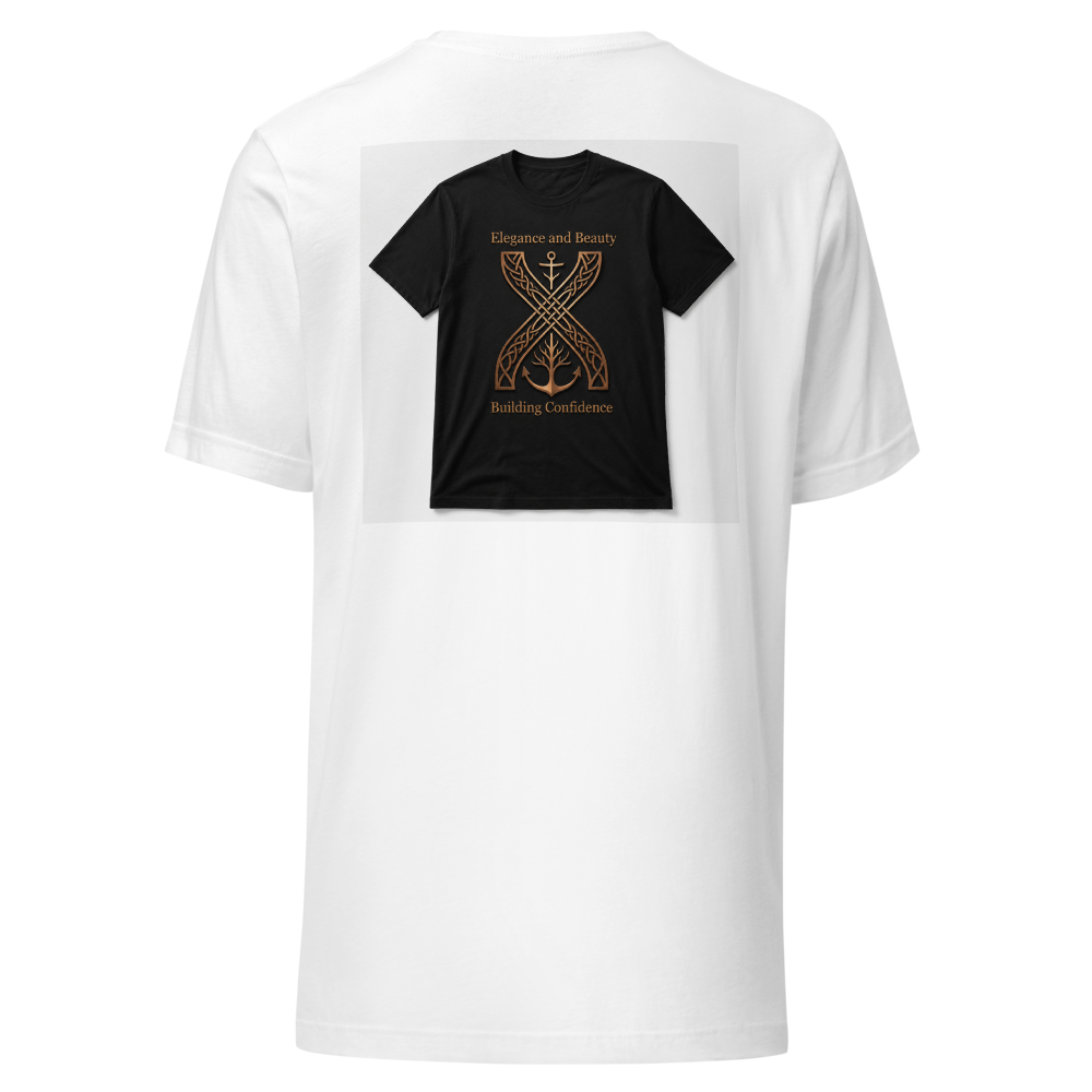 Black Artistic Graphic T-Shirt thumbnail 4