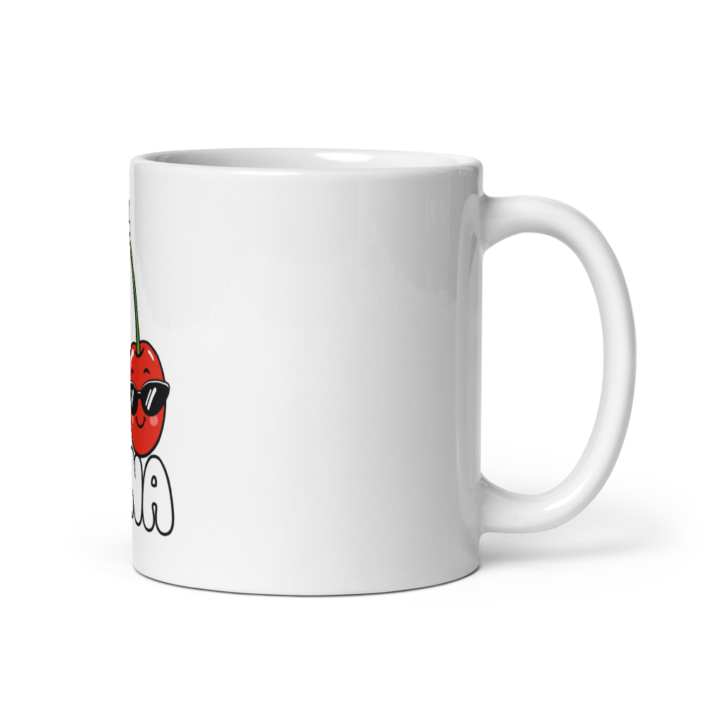The Radiant Joy Glossy White Mug. thumbnail 2