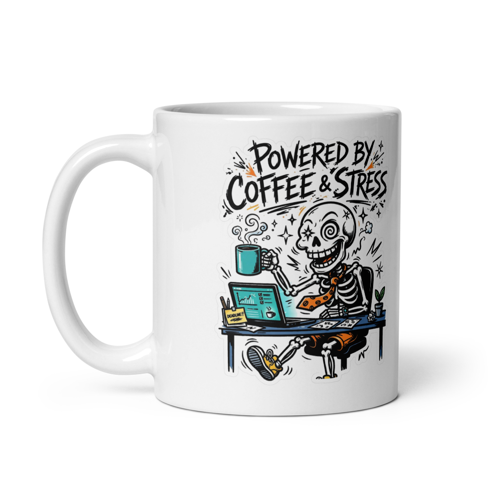 Coffee & Stress Office Mug thumbnail 2