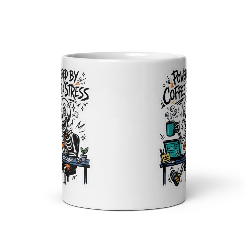 Coffee & Stress Office Mug thumbnail 3