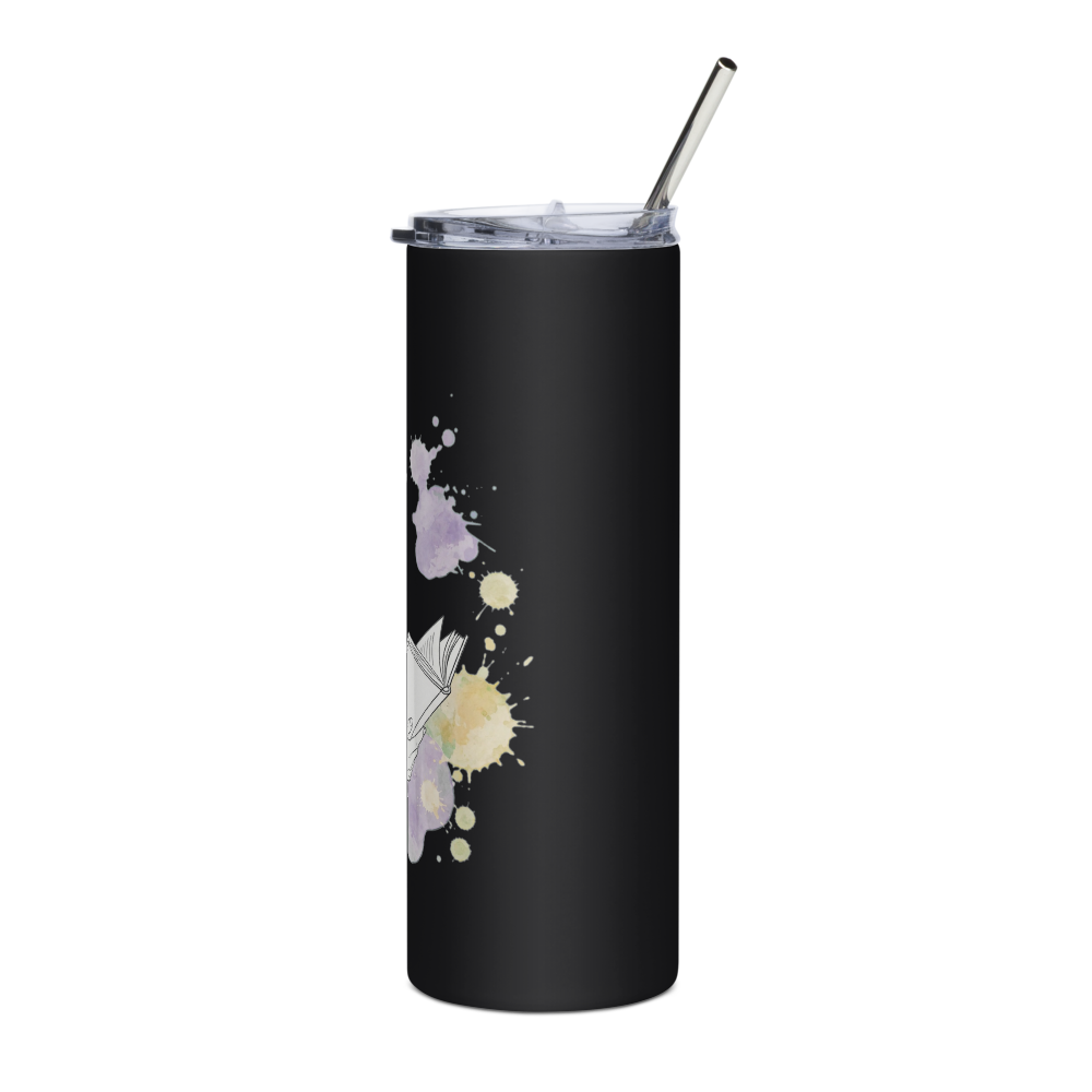 Lost In The Pages - Stainless Steel Travel Mug thumbnail 3
