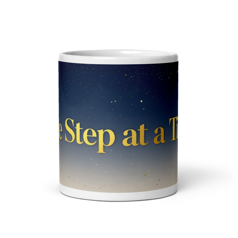 One Step at a Time - Minimalist Midnight Gradient thumbnail 3