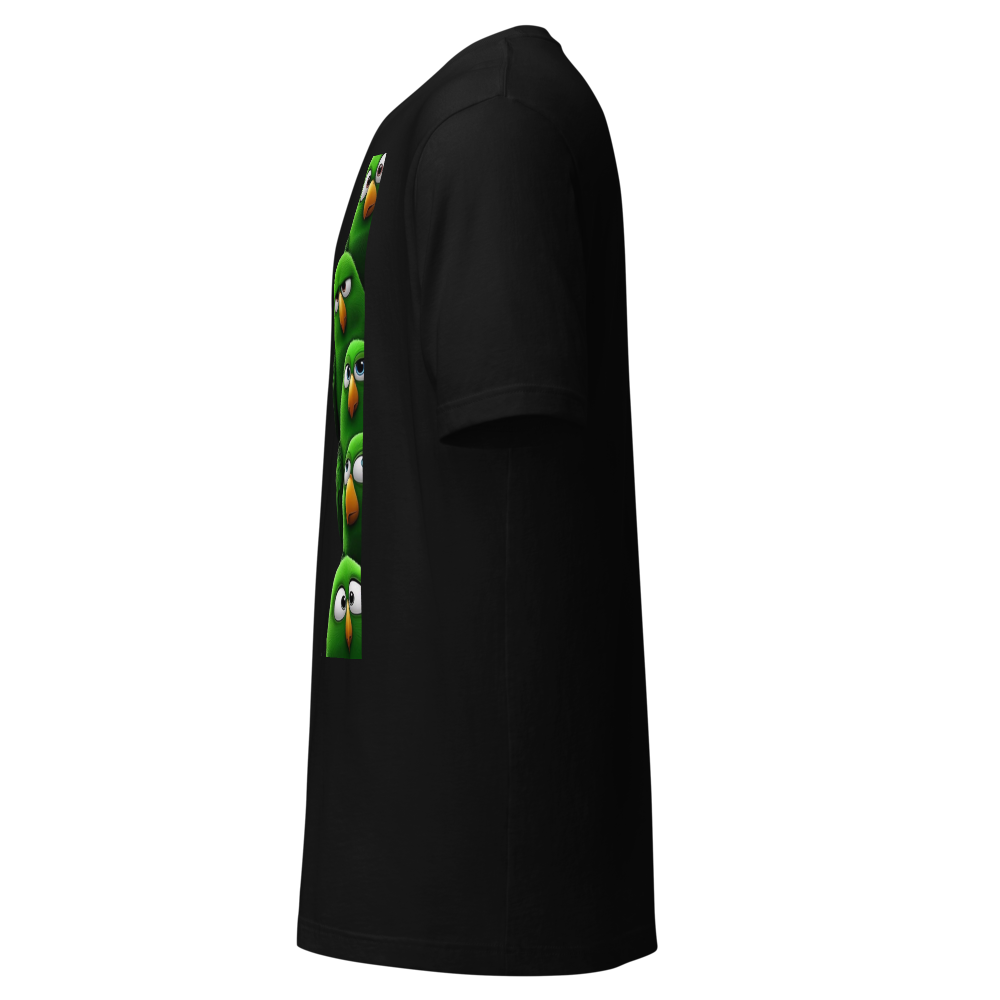 Cute Parrot Stack Unisex T-Shirt thumbnail 3