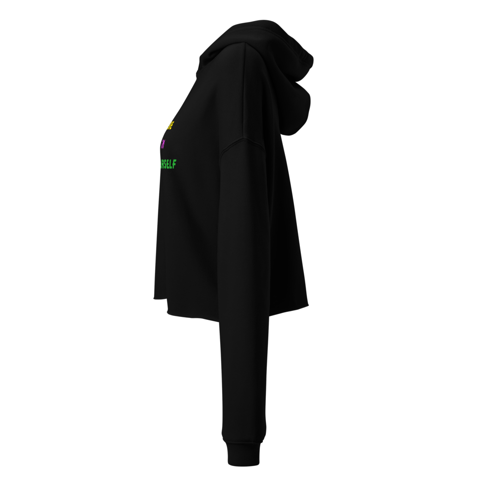 Believe In Yourself Cropped Hoodie - Women's Pullo thumbnail 2