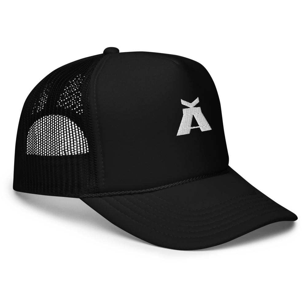AK Black Men Foam Trucker Hat thumbnail 3