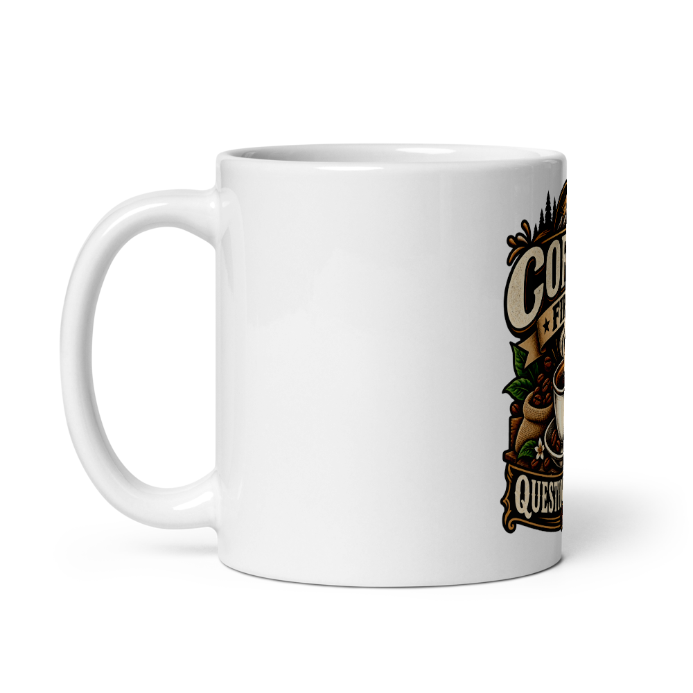 Funny Coffee Lover Vintage Mug Design thumbnail 3