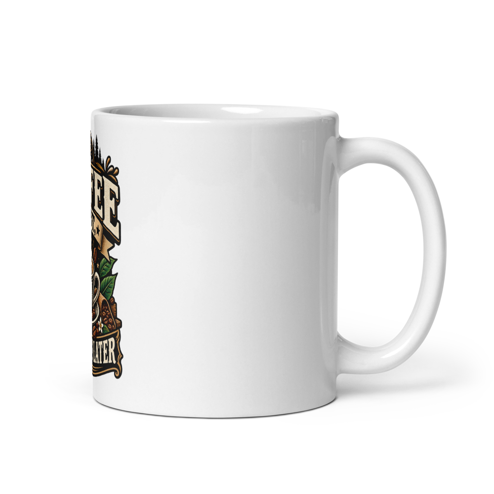 Funny Coffee Lover Vintage Mug Design thumbnail 2