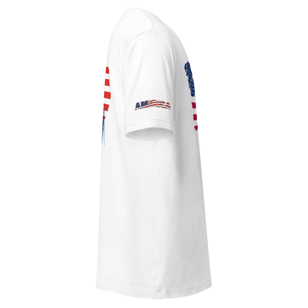 Classic white t-shirt for America  thumbnail 4