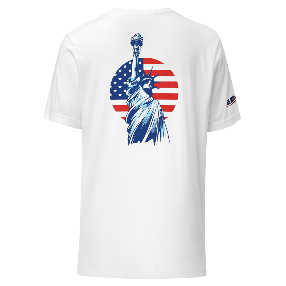 Classic white t-shirt for America  thumbnail 3