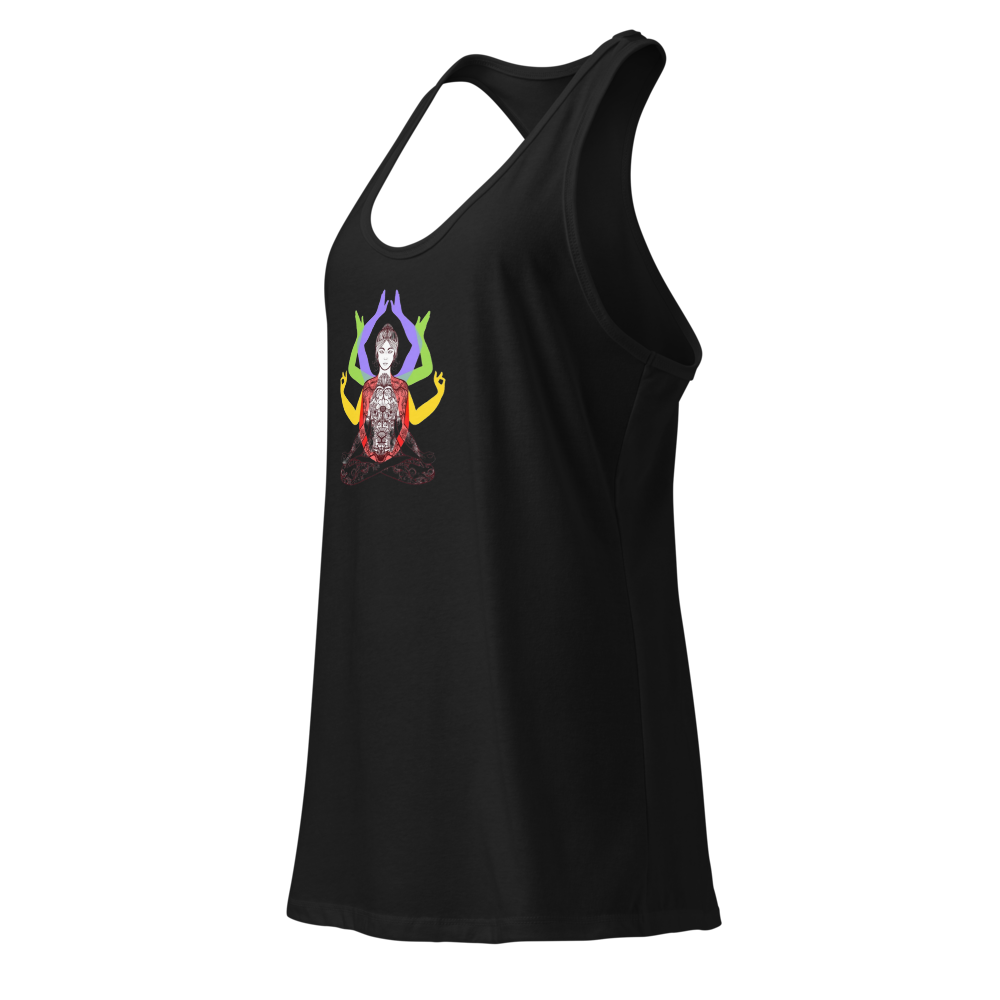 Women's Ideal Racerback Tank Top thumbnail 3
