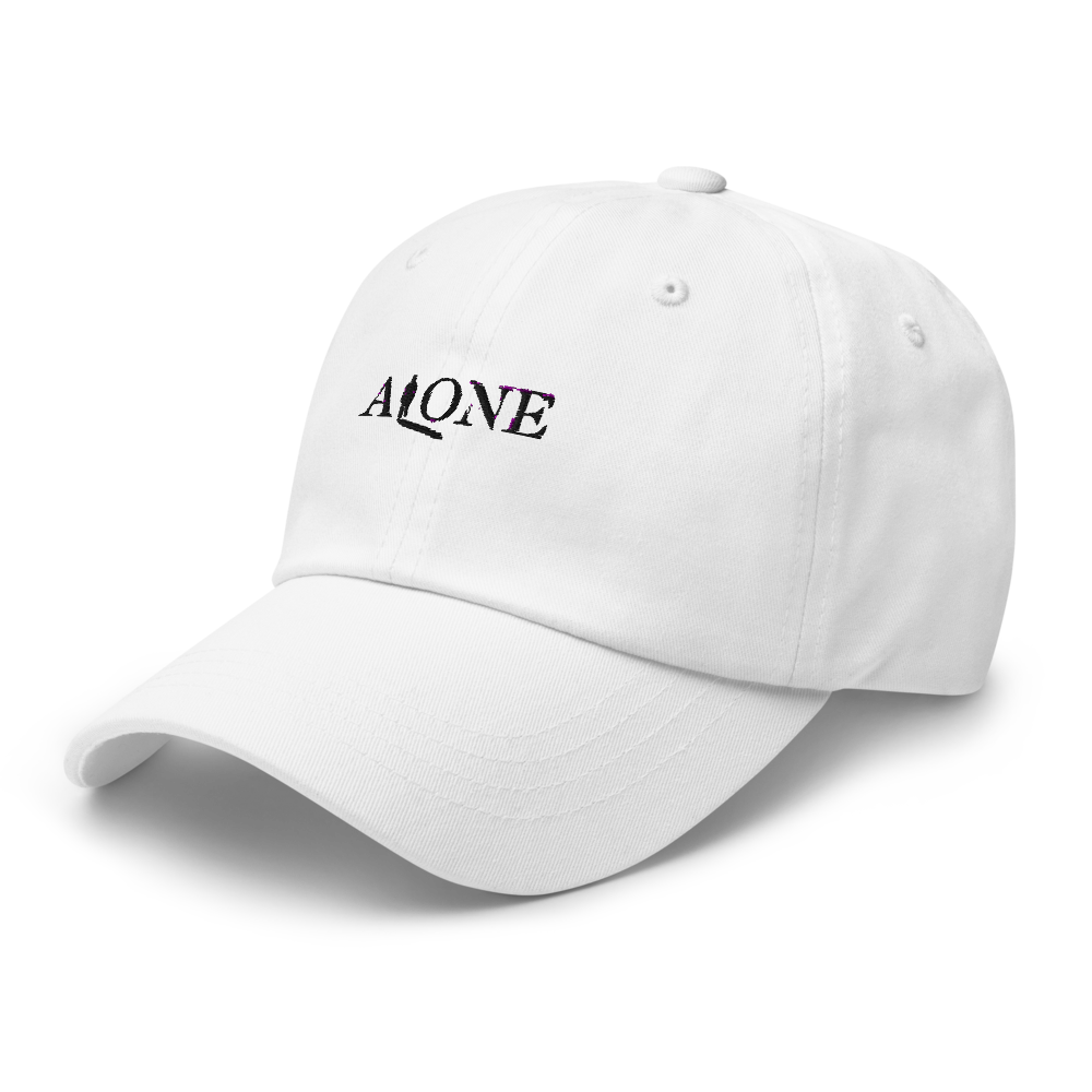Alone Minimalist Typography Tee Design thumbnail 5