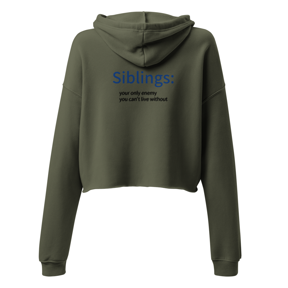 Women's Cropped Hoodie - Olive thumbnail 3
