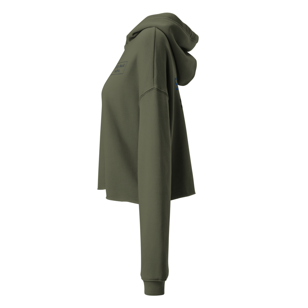 Women's Cropped Hoodie - Olive thumbnail 2