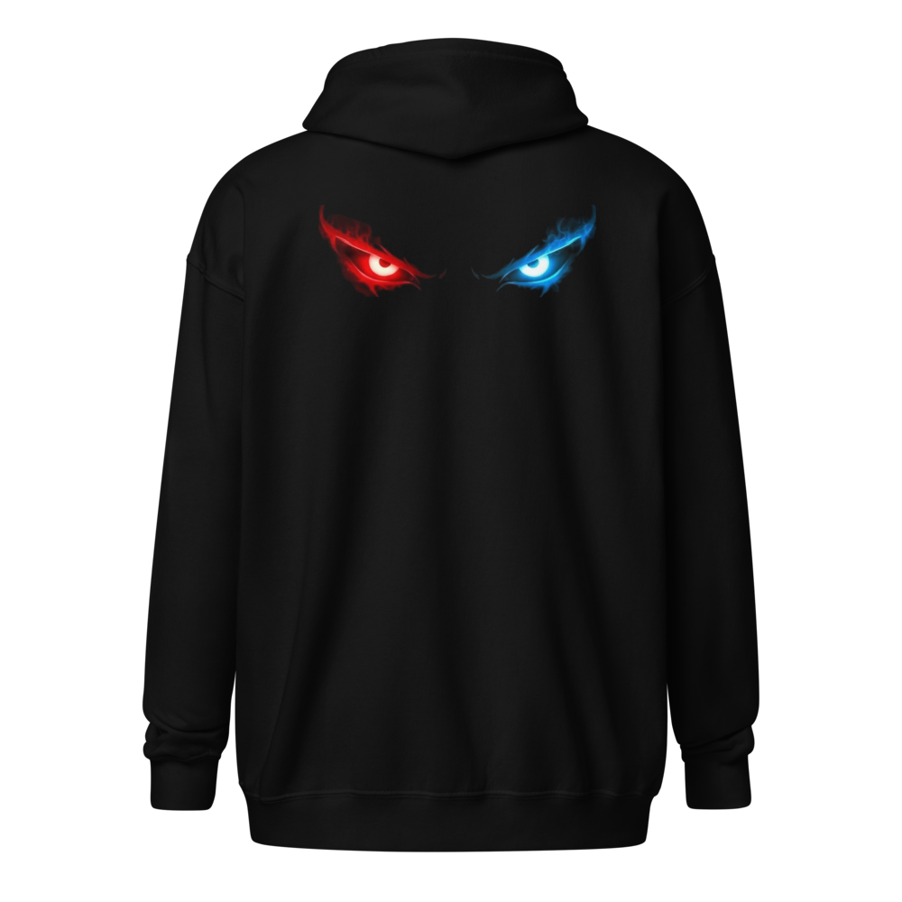 Gothic Heart Zip-Up Hoodie thumbnail 2