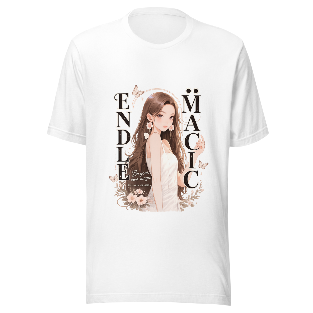 Endless Magic Anime Girl Aesthetic Tee thumbnail 2